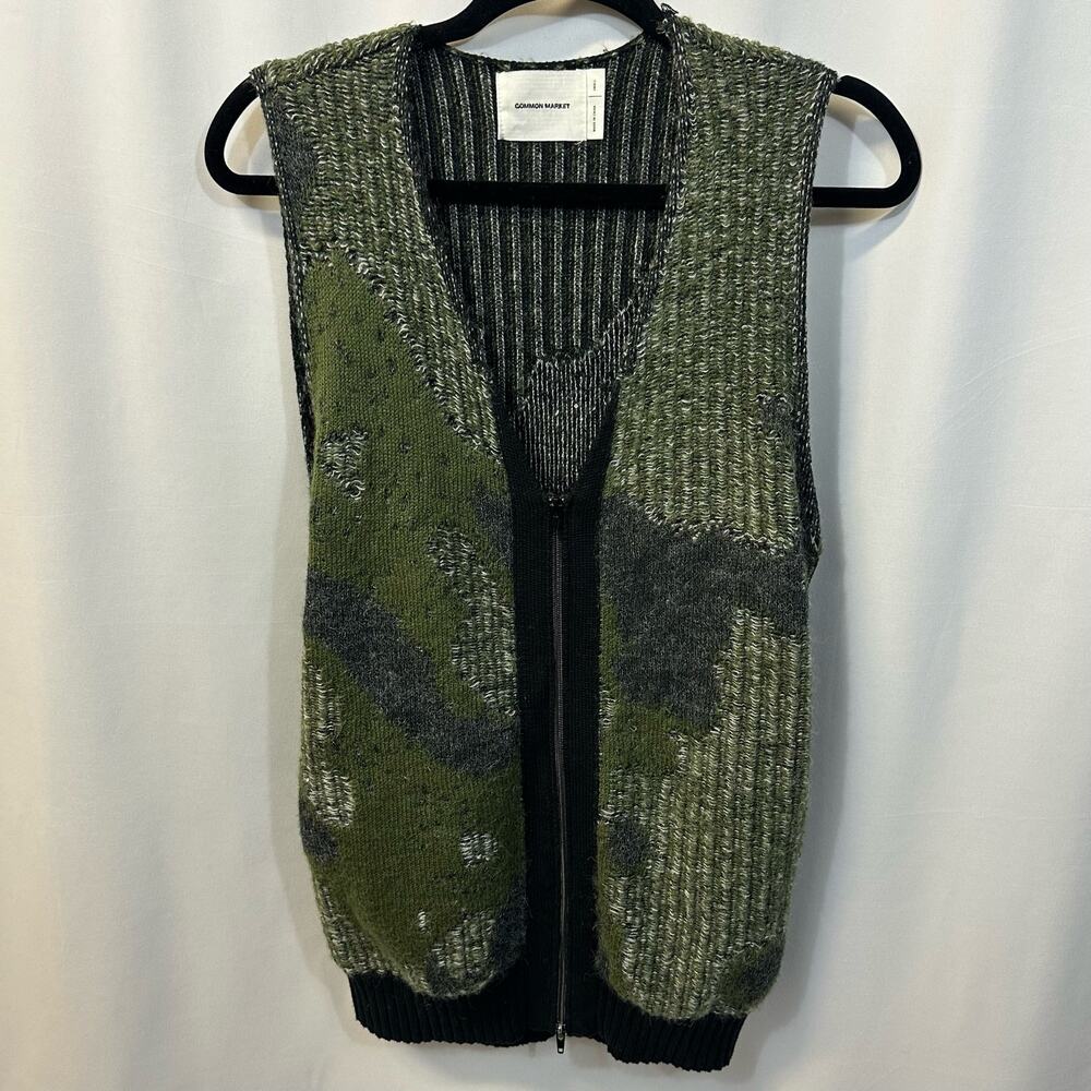 Common Market The Henrik Vest V-Neck Wool Mohar Blend Sweater Vest Small - Picture 2 of 7
